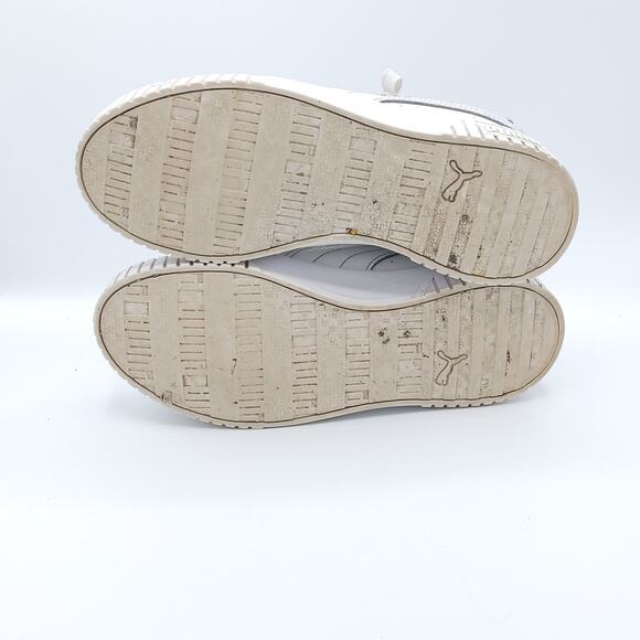 Puma carina 391732-01 white gold womens size 7.5 - Picture 5 of 10